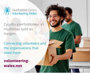 Volunteering Wales promo graphic Dec 23